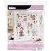 Bucilla Stamped Cross Stitch Crib Cover Kit, 34 by 43-Inch, 46300 Little Red Riding Hood