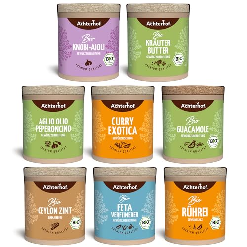 Gewürzset 8-teilig | aromatische Gewürze & Mischungen...