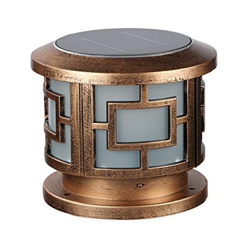 Éclairage Extérieur Solaire LED Victoria pour Colonne de Jardin et Lanterne de Poteau