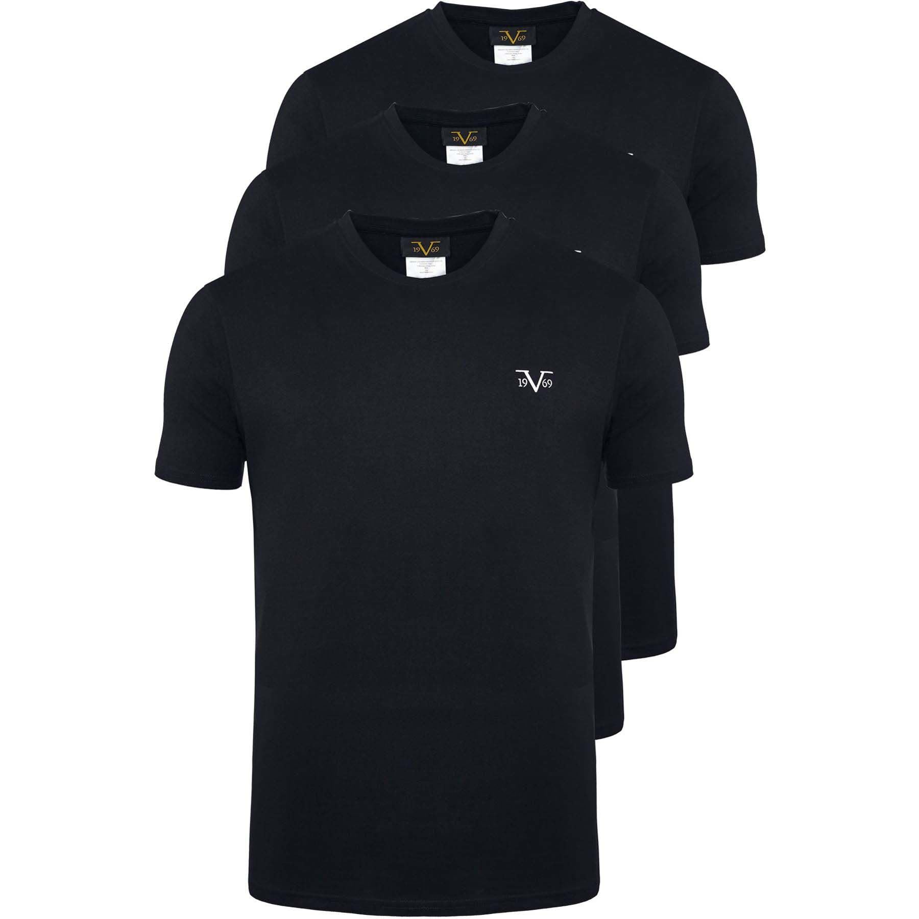 VERSACE 1969 ABBIGLIAMENTO SPORTIVO SRL MILANO 19V69 T-shirt ronde hals,  3er-Pack : Amazon.nl: Kleding, schoenen \u0026 sieraden