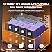MINI Lithium Batterie 12V 200Ah lifepo4 mit BMS Bluetooth 200A, Autobatterie, Lifepo4 200Ah Bluetooth,15000 Zyklen 2560Wh Deep Cycle Lithiumbatterie für Wohnmobile,Solaranlagen,Mar...