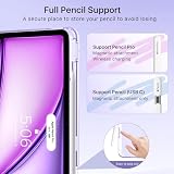 MoKo for iPad Air 13-Inch Case (M4/M3/M2) with Pencil Holder, Lilac
