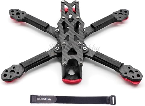 Miniatura 2 de Kit de marco de cuadricóptero de fibra de carbono de 5 pulgadas, 8.858 in, 225  6 pulgadas, 10.236 in  11.614 in, brazo de 0.217 in para modelos de