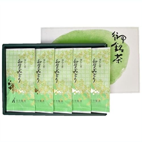 知覧茶深むし茶「知覧みどり」100g×5本箱