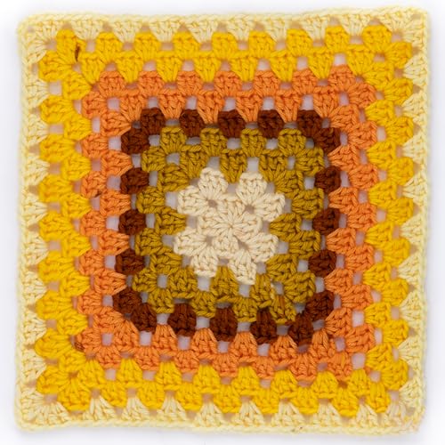 Image of Red Heart Granny Square Grande Yarn for Crocheting, Humdinger, 3-Pack
