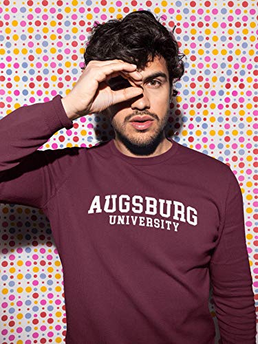 Augsburg University White Text Unisex Crewneck Sweatshirt - Augsburg Auggies Apparel2