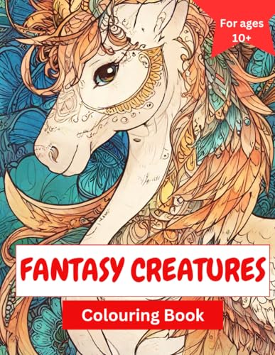 Fantasy Creatures Coloring Book (Amazing Colouring Books)