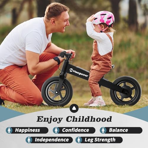 Mooguueer Electric Bike For Kids, Electric Balance Bike For Ages 3-8 Years Old,Kid Electric Motorcycle With 2 Speed Modes,Push-Button Brakes,12 Inch Dirt Off-Road Tire And Adjustable Seat thumb #6