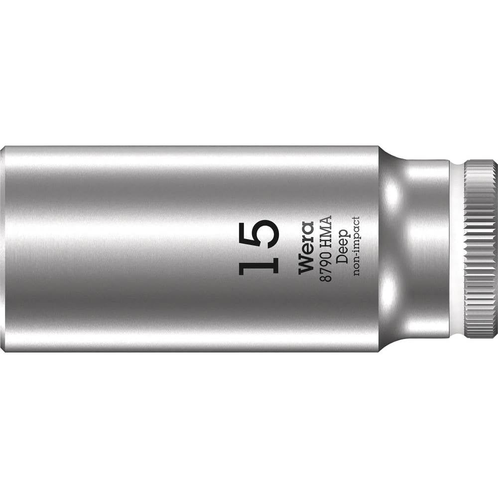 Wera White 05004512001 8790 Hma Deep Socket, 15.0 Mm