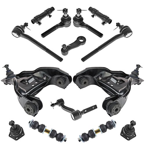 14 Piece Front Steering & Suspension Kit Control Arms Ball Joints Tie Rods