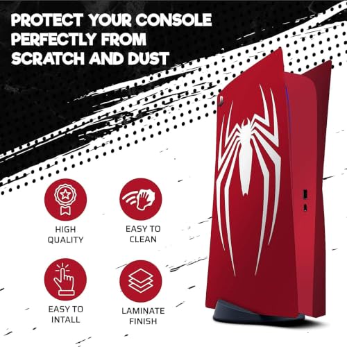 Image of PS5 Skin Protector for Console Wrap Sticker Skin with 2 Wireless Controller Decal Sticker (A)