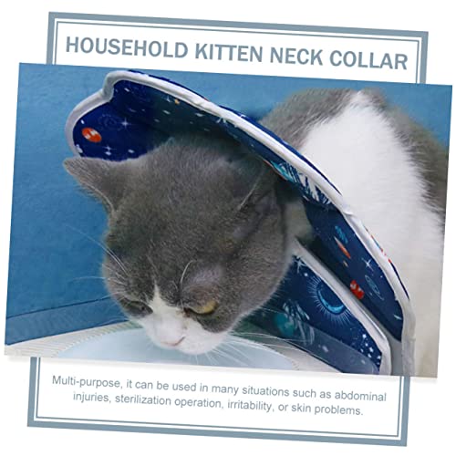 Col postopératoire chat en textile doux pour protection du cou - 7