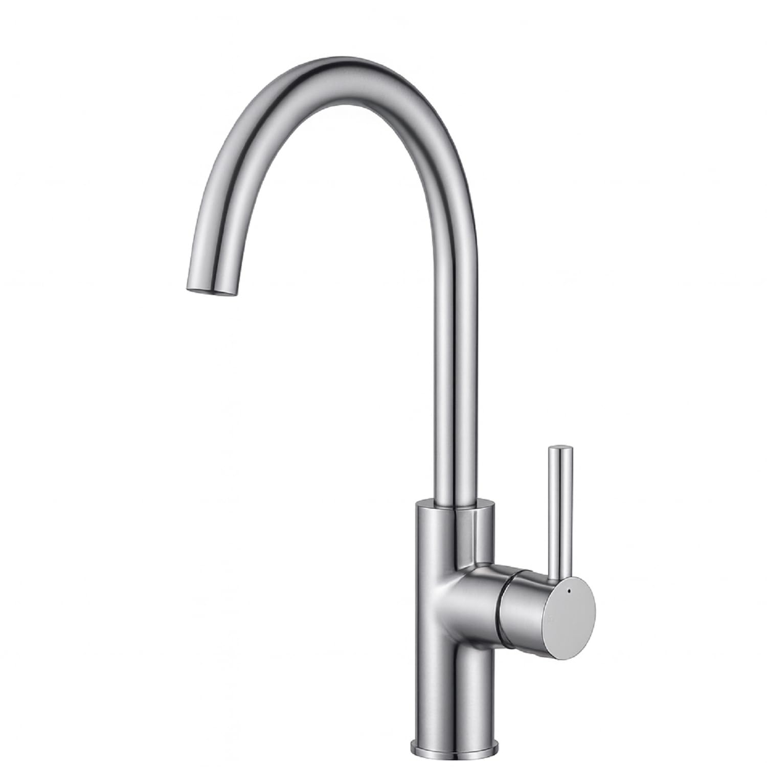 Xcel Home Silver Scarba Swan Spout Single Lever Chrome Mixer Kitchen Tap