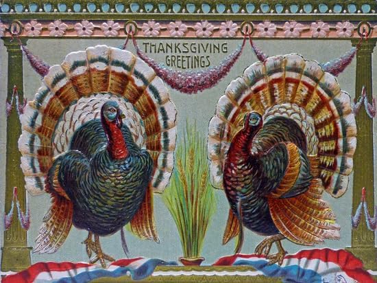 CafePress Thanksgiving Greetings 1906 500 Piece Jigsaw Puzzle