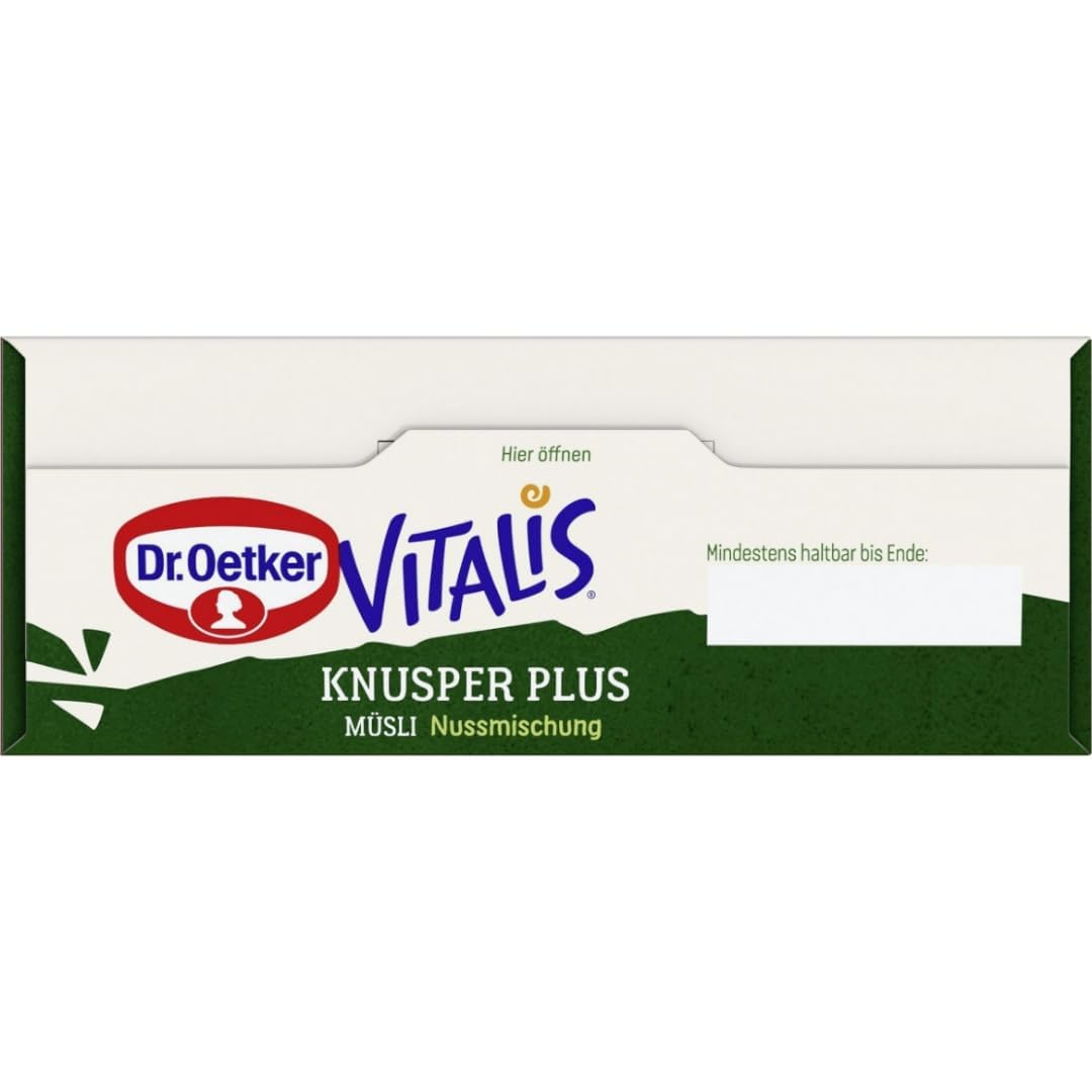 Mit Pufai Grocery, Vitalis Knusper Plus Müsli Nussmischung 450 Gramm x 5 Packungen