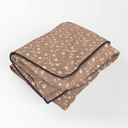 Image of Trident Reversible Single Dohar, Microfiber, Dohar Single Bed, Single Size Blanket, Super Soft Quilt, Comfort Living Dohar Collection 90 GSM, Single -Sara