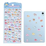 Calcomanías 3D de animales, calcomanías decorativas para cuaderno, calcomanías para teléfono celular, divertidas calcomanías para manualidades, estudiantes, profesores, niños, artistas, diseñadores