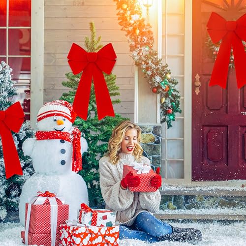 Lazos de Navidad para exteriores resistentes a la lluvia y el viento 8