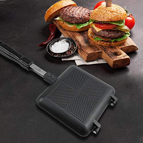 Hot Sandwich Maker Press Breakfast Sandwich Cheese Egg Maker Machine For Home And Camping - Thumbnail 5