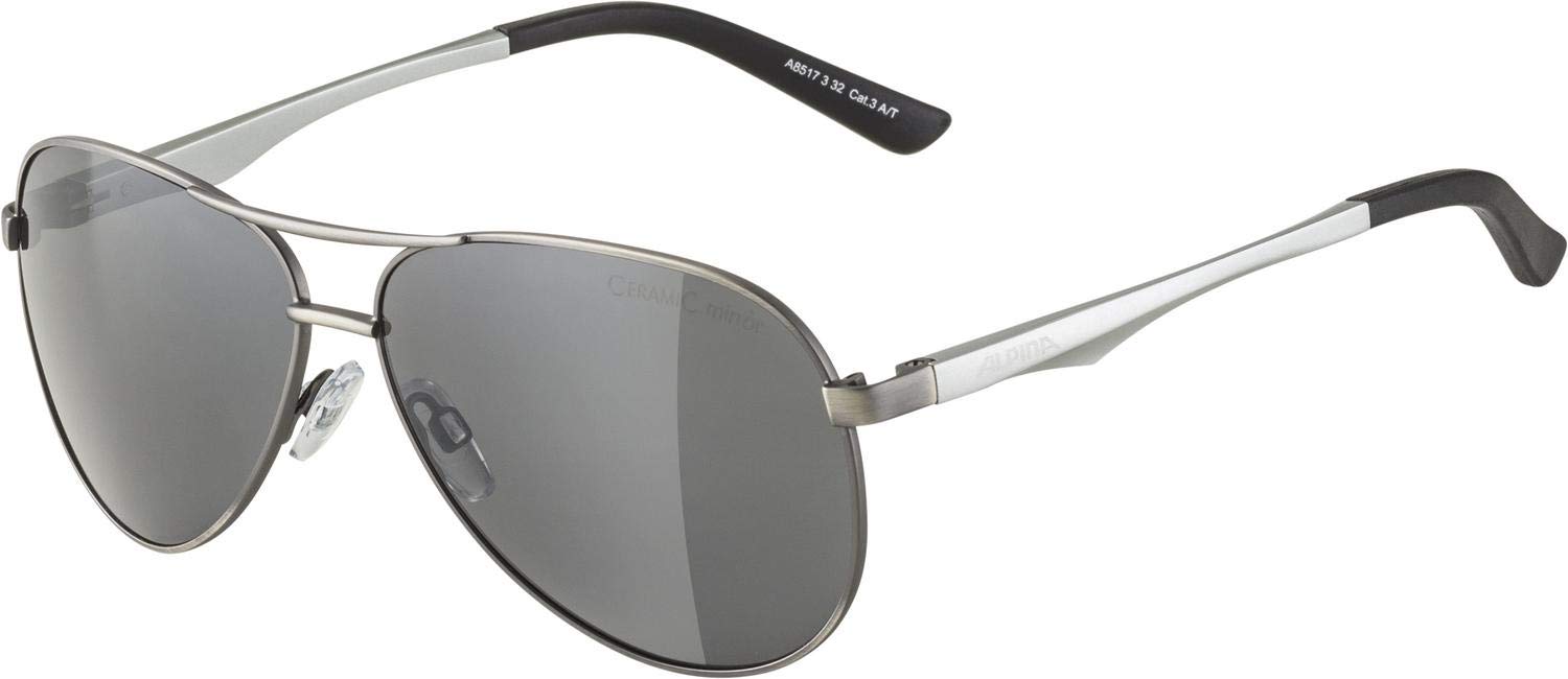 ALPINA A 107 - Lunettes de soleil miroir et incassables avec protection UV 100% pour adultes