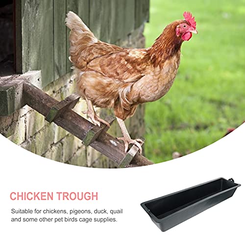 generic 3Pcs Plastic Feed Trough Bucket for Animal Feed Plant Hydroponics and Gardening Livestock Pet Poultry Feeders - Thumbnail 5