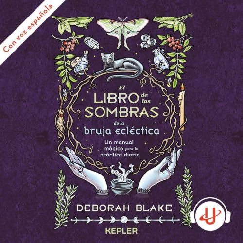 Diseño de la portada del título El libro de las sombras de la bruja ecl&eacute;ctica