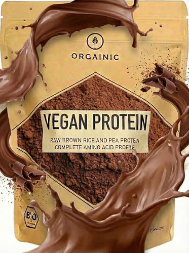 ORGAINIC Bio Kakao Vegan Protein - Reis- und Erbsenprotein - Bio Zertifiziert - 700 g