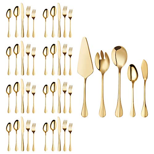 HF HOFTEN 45-Piece Stainless Steel Flatware Set