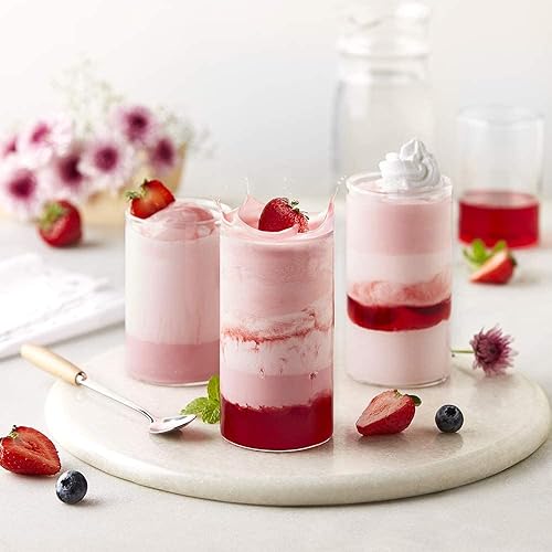 Miniatura 6 de Borosil Vasos para beber, 12 onzas, juego de 6, sin BPA, vasos de borosilicato, juego de vasos de agua transparentes y ligeros, resistentes al olor,