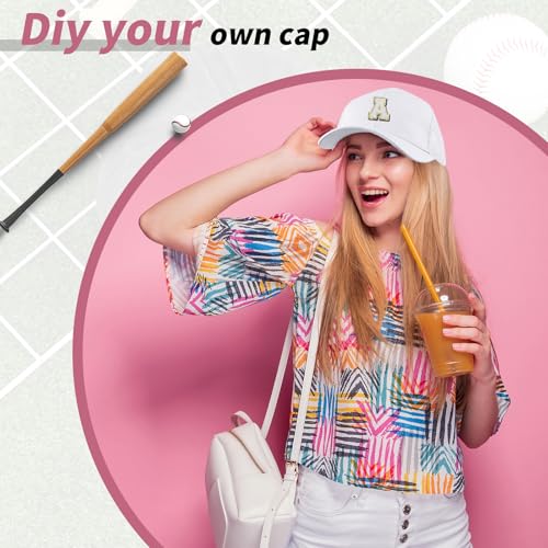 Image of Jecery Ponytail Mesh Trucker Hats Blank Baseball Cap for Women Bulk High Bun Adjustable Ponytail Hat for Women