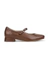 Hush Puppies Women Block Heel Ballerina'S - Tan (7 UK) gallery image