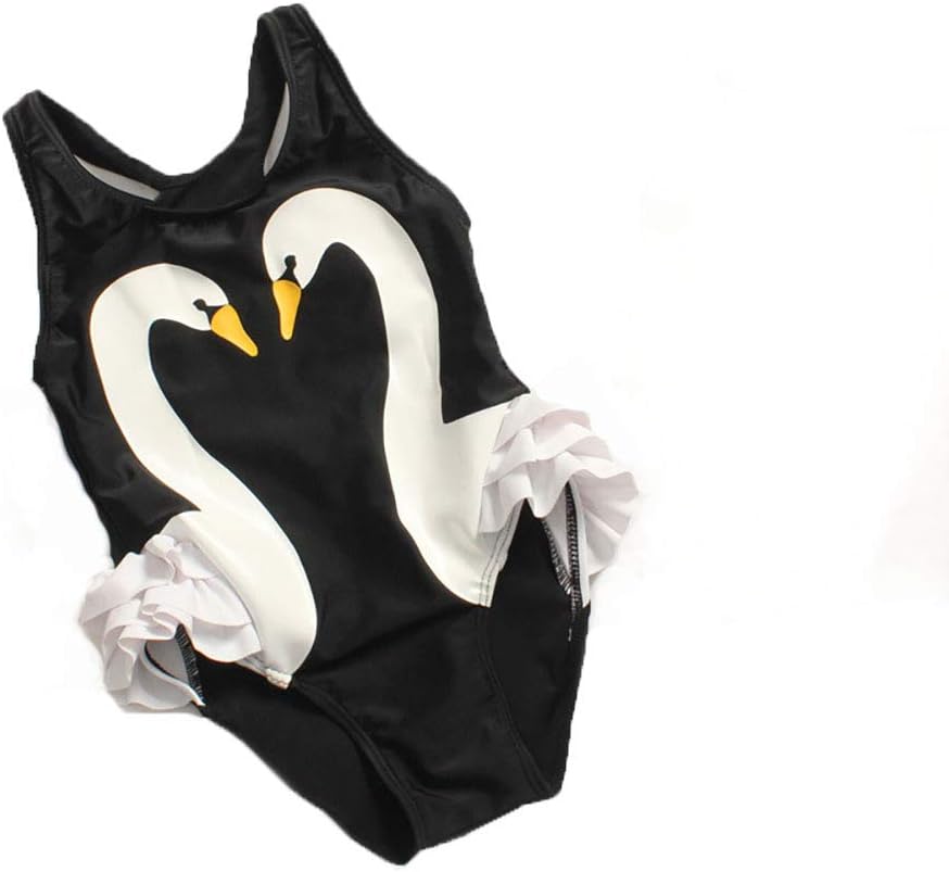 Girls Flamingo Swimsuit Children Swimwear