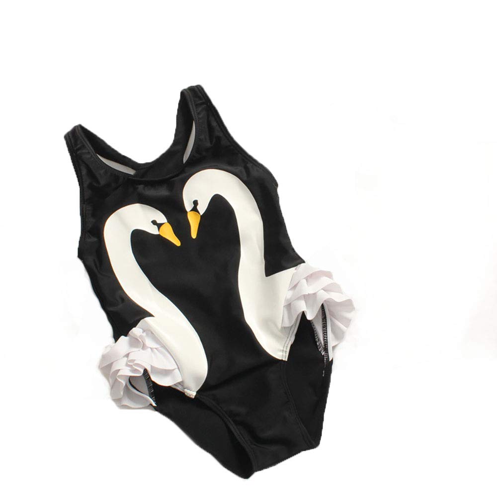 Girls Flamingo Swimsuit Children Swimwear