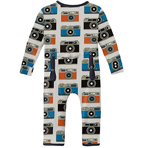Buy KicKee Pants Print Coverall with Zipper, Super Soft Baby Clothes