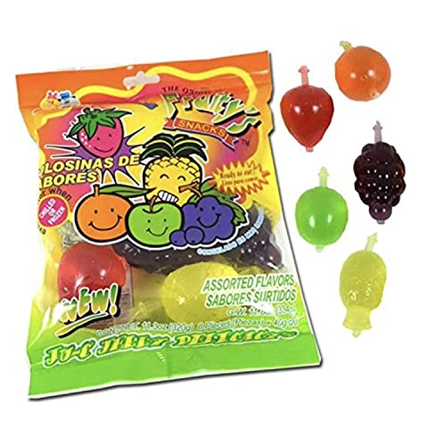 Dindon Fruity Snack Tiktok Ju-C Jelly Fruit Candy Bag 11.3 Oz 5 Flavors Strawberry, Sour Apple, Pineapple, Grape, And Orange Tasty Jelly #TOP14