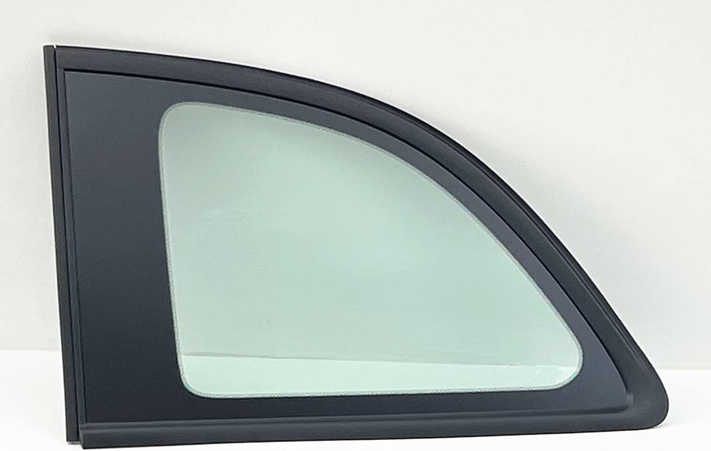 Black Molding Driver Left Side Quarter Glass Quarter Window Compatible with Fiat 500 / 500C / 500e 2012-2019 Models