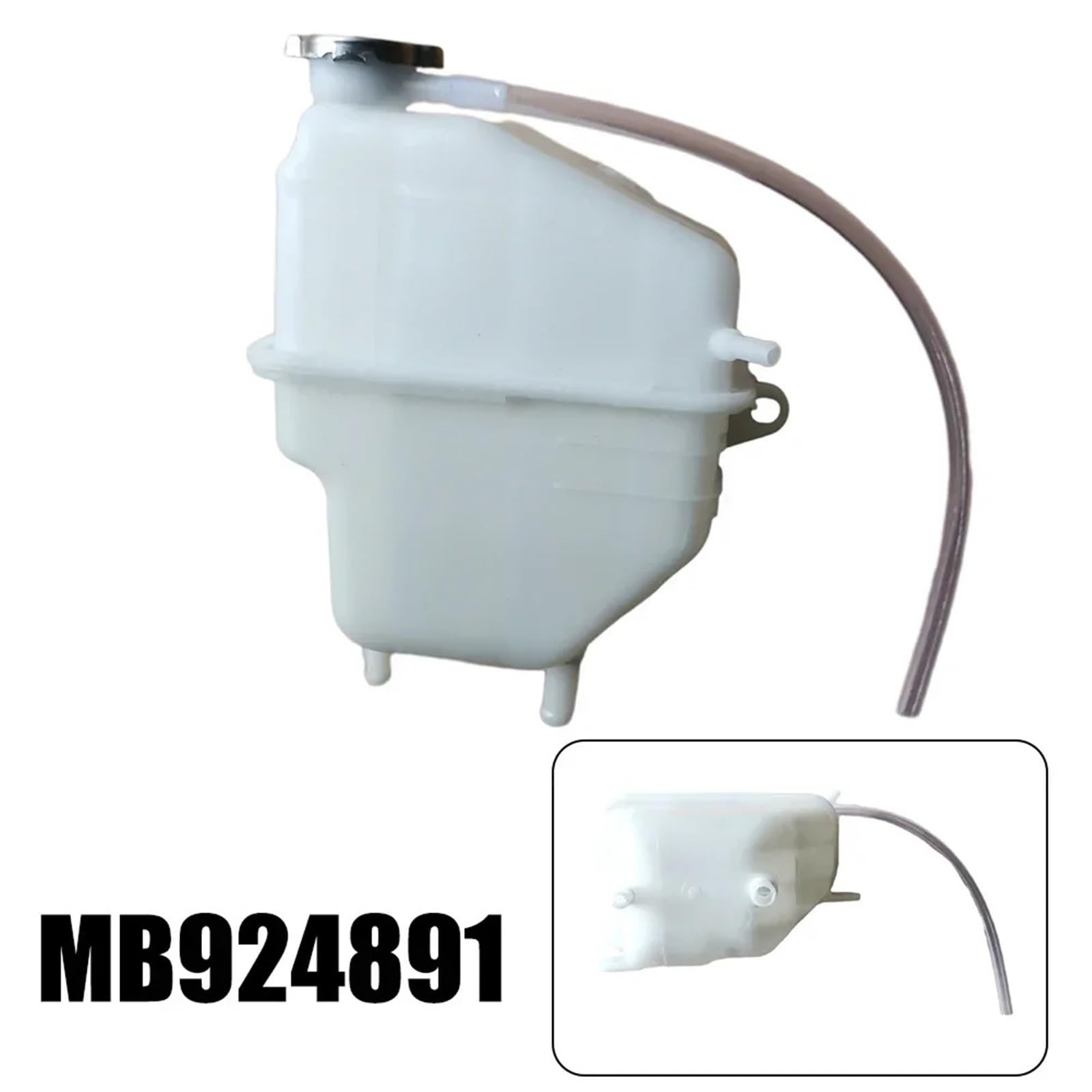 Zestaw Chłodzący Zbiornik Płynu Chłodzącego Chłodnicy Pasuje Do Mitsubishi Pasuje Do Delica L400 Space 1995 2005 Biały Materiał ABS OEM MB924891 podkładka termiczna
