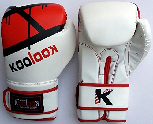 Guantes de boxeo Koolook Pro Line - rojo - alta calidad - 12 OZ