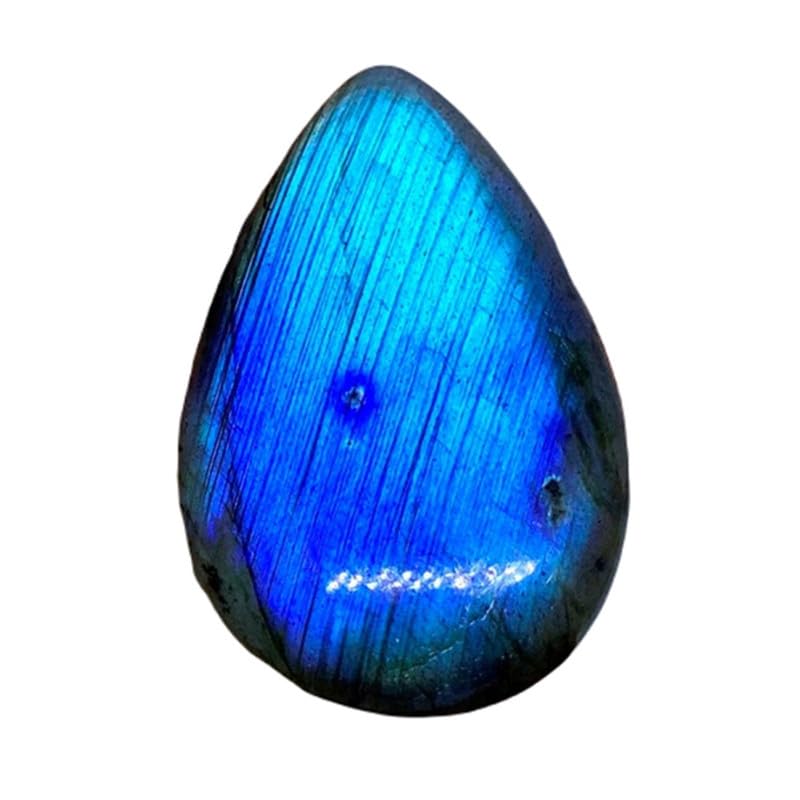 Pierre labradorite naturelle cabochon vrac 37x24mm fabrication bijoux bague collier
