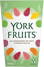 Christmas Sweets York Fruits Jellies Box 350g - Sweets Gift Box Fruit Jellies Christmas Sweets For Friends & Family - Fruit Gums Jelly Sweets (1 Pack)