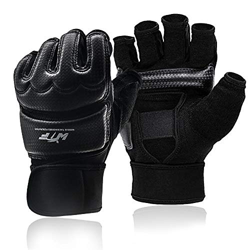Kickboxing Gloves Punch Bag Muay Thai Boxing Training Fingerless Gloves for Men Women