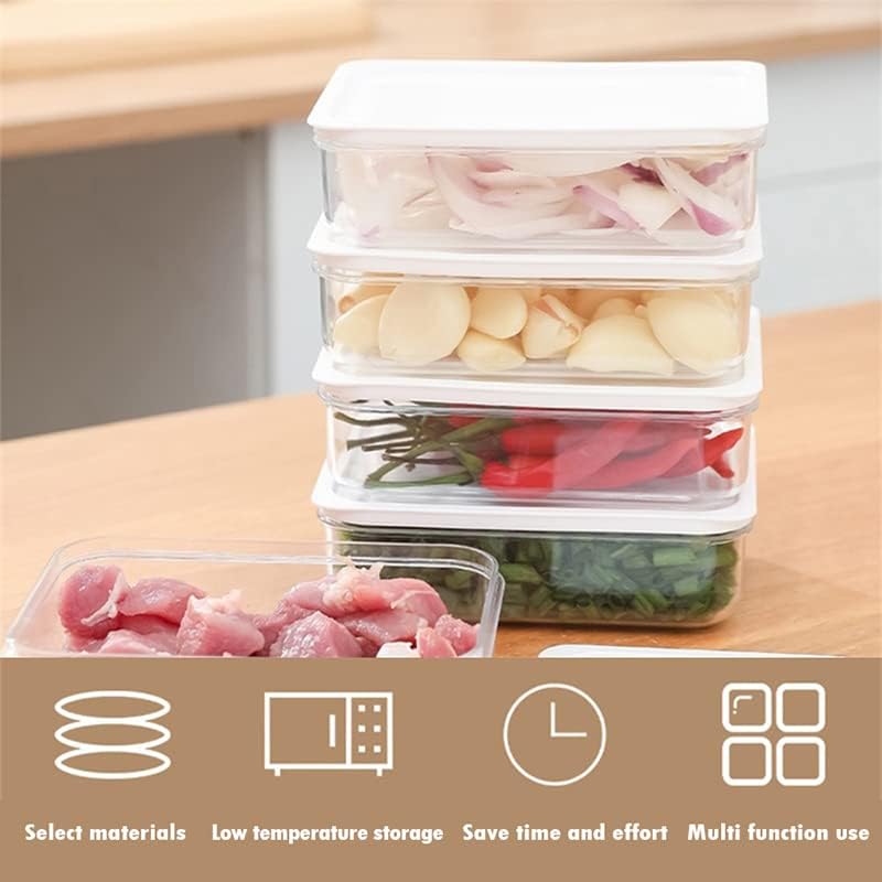 Miniatura 4 de Caja organizadora de puerta lateral para refrigerador, paquete de 6, organizador de divisores de cocina, cebolla, caja de almacenamiento de