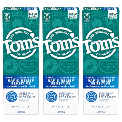 Tom's of Maine Fluoride-Free Rapid Relief Sensitive Toothpaste の商品画像 10