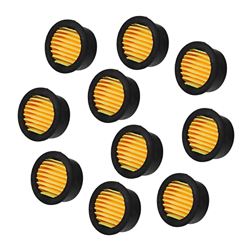 Veemoon 10pcs Replacement Air Intake Filter Elements Air Filter Cartridges Quiet Muffler for Compressor