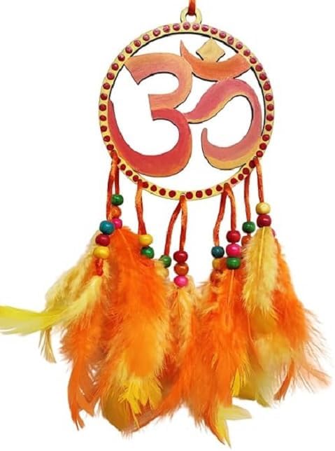 Om Hanging Dream Catcher for Car and Home, Gifting (Pack of 1)