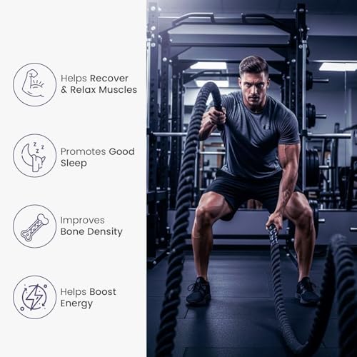 Image of Neuherbs Magnesium Bisglycinate Tablets 1600mg | Chelated High Absorption Form True Magnesium with Zinc & Vitamin C | Supports Sleep, Muscle Recovery & Joint Health | 120 Tablets