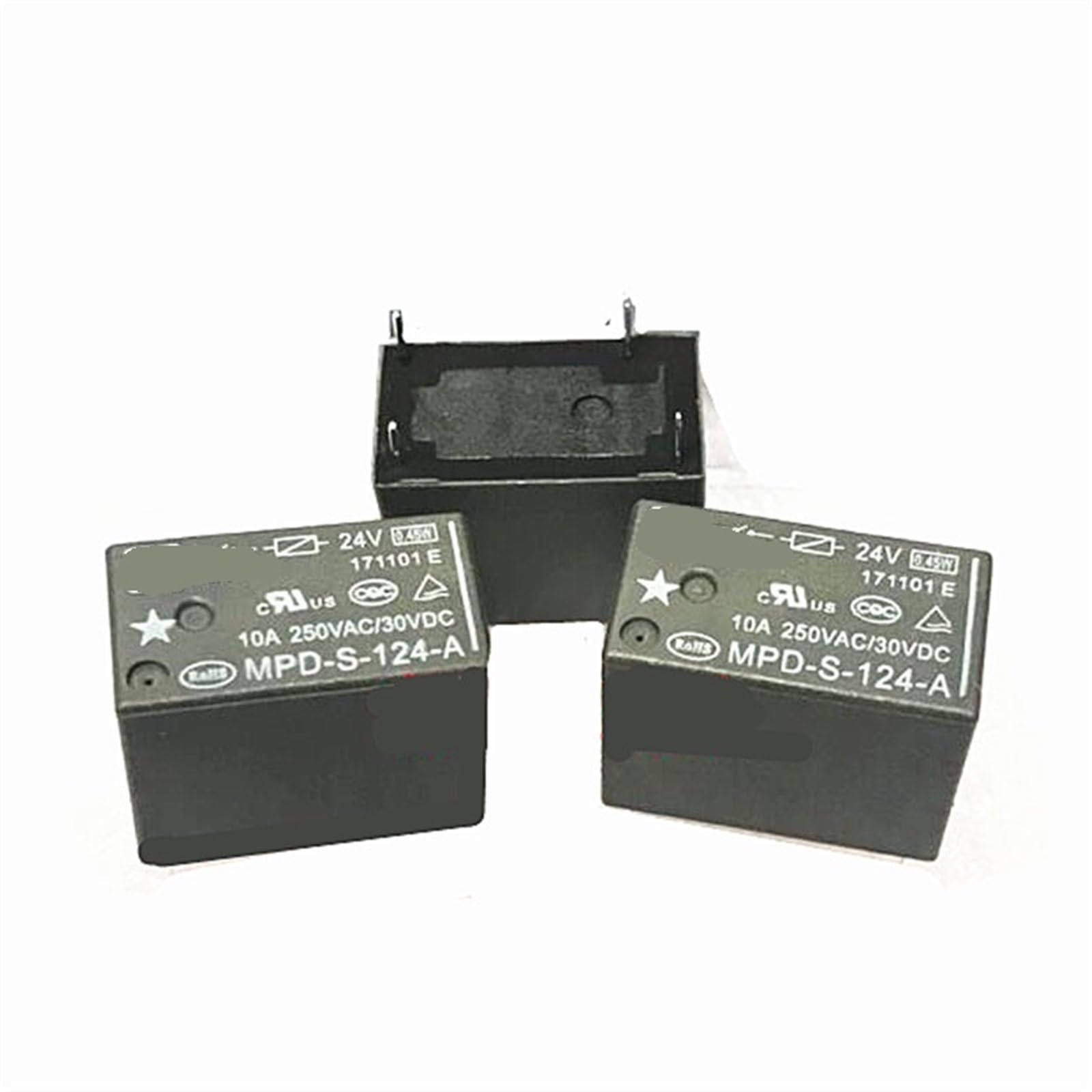 MPD-S-124-A Commutation Stable 24V CC 10A Relais 4 Broches Haute Performance - 2