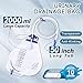 Urinary Drainage Bags 10 Pack 2000ml with Anti Reflux Chamber, 48