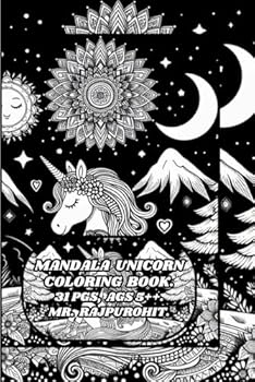 Paperback MANDALA UNICORN COLORING BOOK. Book
