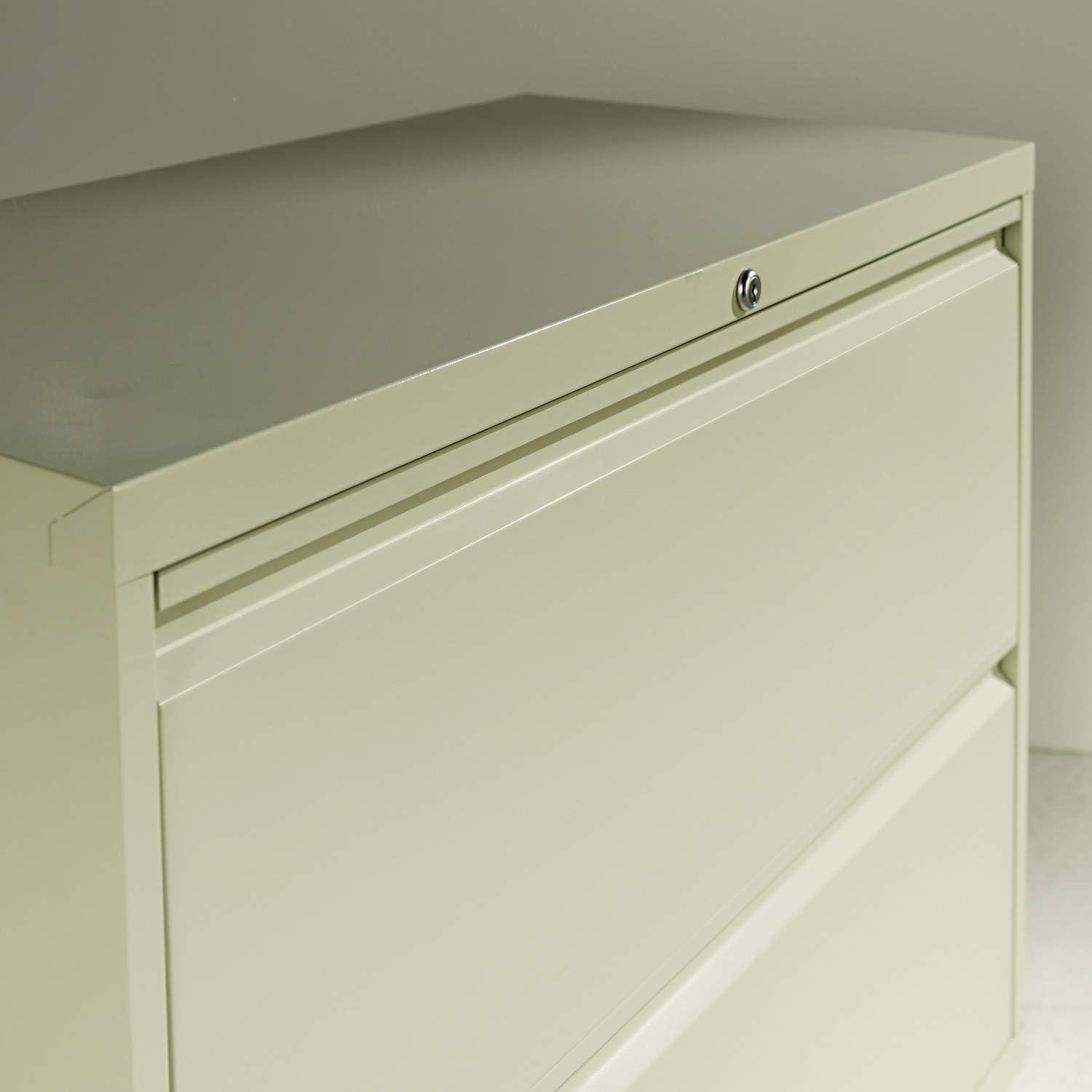 Alera 36 by 19-1/4 by 29-Inch 2-Drawer Lateral File Cabinet, Light Gray